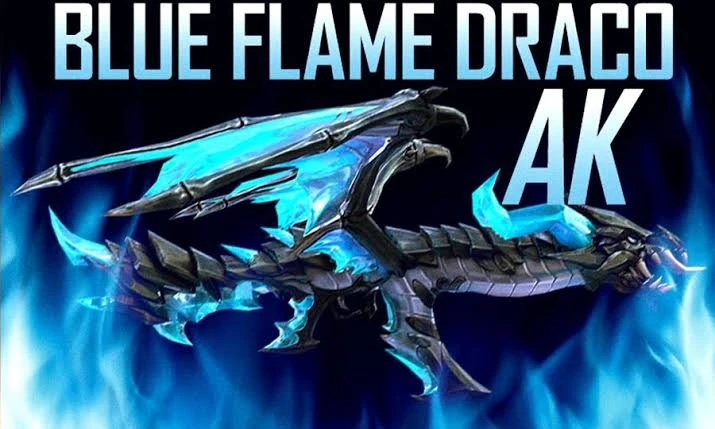 AK47 Blue Flame Draco Skin