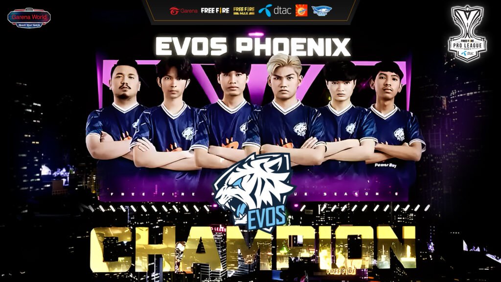 EVOS Phoenix ชนะการแข่งขัน Free Fire 2025